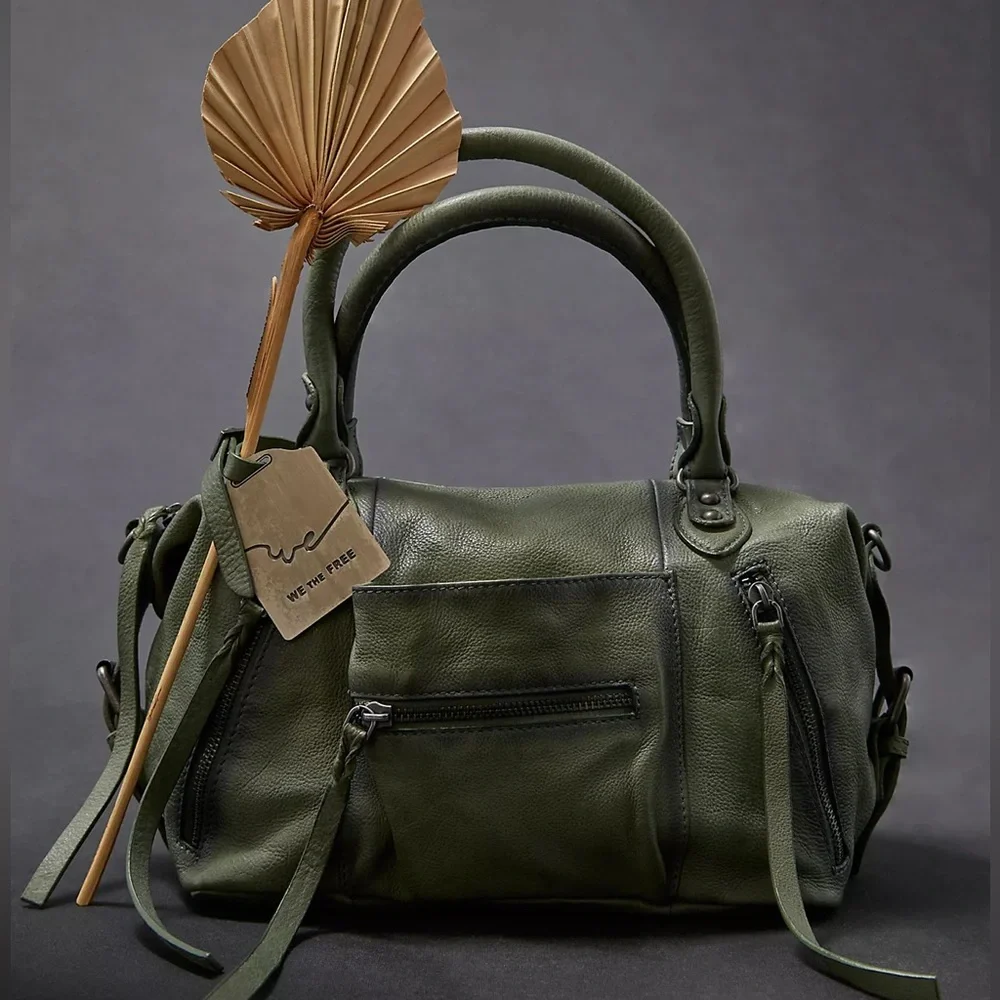 Free People Baby Emerson Secret Sage Tote - Picture 1 of 5